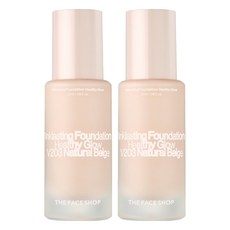 THE FACE SHOP 菲詩小舖 fmgt 台灣公司貨 貼妝恆潤粉底液 SPF35 PA++ 35ml, V203, 2瓶