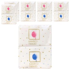 Kanboo 康寶 日式鬱金香 雙層面紙隨身包 180 x 206mm, 32包, 6袋