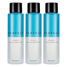 MISSHA 台灣公司貨 完美眼唇卸妝液, 155ml, 3瓶