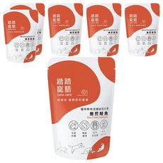 tata.care 踏踏寵膳 貓咪鮮肉泥機能主食 嫩煎鮭魚, 毛髮亮麗 x 關節護理配方, 含Omega-3, 添加日本膠原蛋白, 無麩質無豆類, 98%含肉量, 140g, 6包