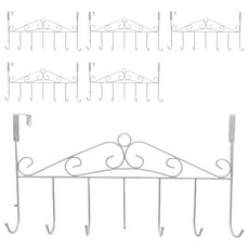 TRENY經典門後掛勾 - RG127-7, 白色, 6個