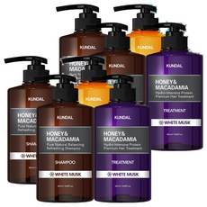 KUNDAL 昆黛爾 蜂蜜&澳洲堅果洗沐節慶4件禮盒 白麝香 A款, 2盒