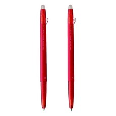 PILOT 百樂 極細魔擦筆 0.38, 紅色, 2支