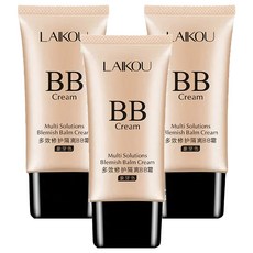 LAIKOU萊蔻 多效修護隔離BB霜 50g 02象牙色 3條