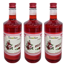 YANGNAN 仰南 玫瑰風味糖漿 750ml, 3瓶
