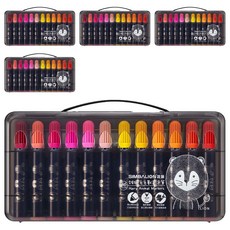 SIMBALION 雄獅 毛毛獸彩色筆, 36色, 5盒