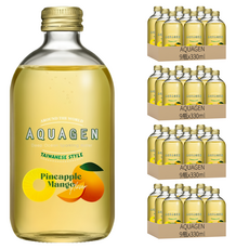 AQUAGEN 鳳梨芒果海洋深層氣泡飲, 330ml, 36瓶