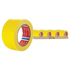 iQIHAN 美紋紙膠帶 Set 4捲, 50mm*20m, 黃色, 16捲