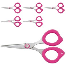 KOKUYO 國譽 Clippy口袋剪刀, 粉色, 6支