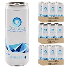 Oceanus 歐心 氣泡氫水, 330ml, 18罐