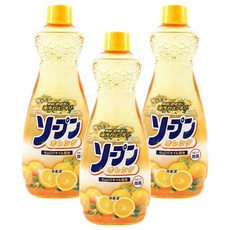 Kaneyo 妮爽橘子精油洗潔劑, 600ml, 3瓶