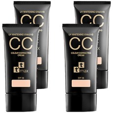 TTMAX 全效完美修飾CC霜SPF33 潤色保濕防曬多效合一, 15%修飾潤色, 30ml, 4入