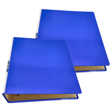 REGINA 立強牌 2吋D型三孔夾 R-8803D, 藍色, 2本