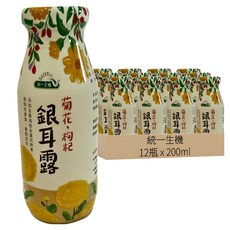 統一生機 菊花枸杞銀耳露, 200ml, 12瓶