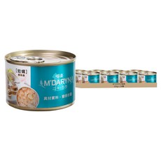 M'DARYN 喵樂 鮪魚燒 貓罐頭, 蛤蠣 + 鮪魚, 160g, 24罐