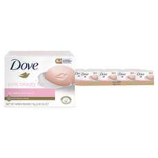 Dove 多芬 漾粉水嫩潔膚皂, 75g, 12入