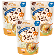 和寓良品 寶寶無鹽烏龍麵, 適合7個月以上寶寶, 日本產, 100g, 3包