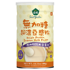 薌園 無加糖超濃豆漿粉 400g 高濃度豆漿 沖泡方便 營養豐富, 1罐