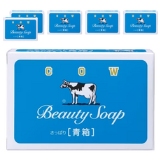 COW STYLE 牛乳石鹼 滋潤香皂 茉莉清爽, 85g, 6個