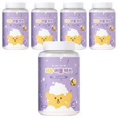 aguard 泡泡入浴粉 薰衣草香, 5罐, 400g