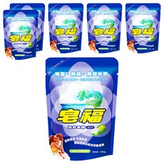 皂福 洗衣皂精 補充包 溫和不傷肌膚 嬰幼兒及貼身衣物適用, 2kg, 6包