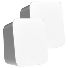 小麥購物 壁掛防塵收納盒 L2169, 2個, 白色