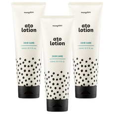 Mongdies Ato 護膚乳液, 清爽滋潤, 敏感肌膚適用, 240ml, 3條