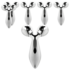 Sarangoptta 3D 按摩滾輪, 6入, 銀色