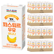 Pasteur 牧場牛奶 香蕉牛乳風味飲料, 190ml, 96入