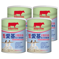 RED COW 紅牛 愛基均衡及糖尿病配方營養素, 900g, 4罐