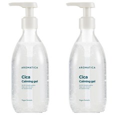 AROMATICA 艾瑪植萃 舒緩敏感肌的CICA凝膠, 300ml, 2瓶
