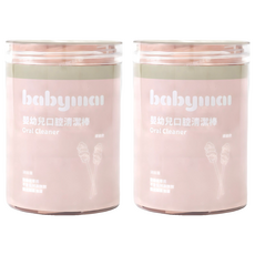 BABYMAI 寶寶買 口腔清潔棒 螺旋款, 白色, 2個, 30個裝
