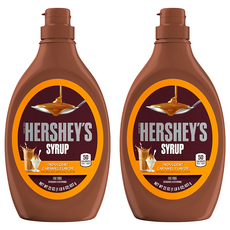 HERSHEY’S 好時 焦糖風味糖漿, 美國第一大品牌, 香醇濃郁, 各大知名冰品專賣店指定使用, 623g, 2瓶