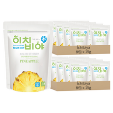 Ichibiya 水果乾 鳳梨, 15g, 16包