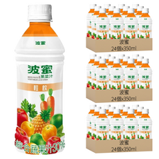 波蜜 輕飲果菜汁飲料, 72個, 350ml