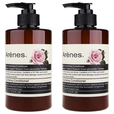 Arenes愛霓思 玫瑰香氛植萃護髮素- 玫瑰精華 柔順髮絲 改善毛躁, 350ml, 2入
