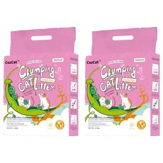 卡滋貓 CuzCat 沸石除臭抗敏 2包 無香 2.4kg 天然豆腐砂 低粉塵 可沖馬桶