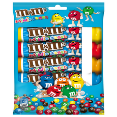 m&m's 迷你巧克力 彩色糖果外衣 牛奶巧克力, 153g, 1袋