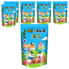 元本山 DIY三角飯糰海苔超值包 附壽司器, 15.6g, 6包