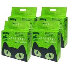 WELLON 威龍 BIO 細顆粒2.0 豆腐貓砂, 綠茶, 2.5kg, 4包