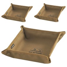 CLS 便攜式折疊收納盤, 卡其色, 3個