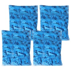 加厚拋棄式多用途保鮮膜 藍色 4包, 13 x 2.5cm, 43cm