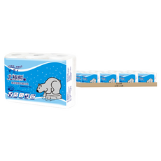 百吉牌 北極熊 環保小捲筒衛生紙 270張, 6捲, 32袋