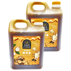 泰森蜜 龍眼蜜 1.8kg -台灣產純正龍眼花蜜 天然香醇 大容量分享, 2桶