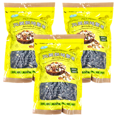 品鮮生活 薄鹽青仁大黑豆, 精挑細選, 口感酥脆, 純天然無添加, 香甜美味, 600g, 3包