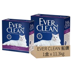 EVER CLEAN 藍鑽強效結塊貓砂, 強效清香, 11.3kg, 1盒