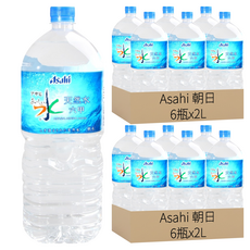 Asahi 朝日 六甲水, 12瓶, 2L