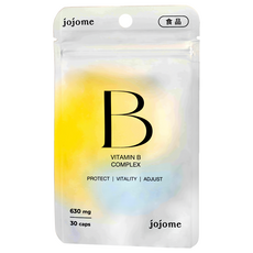 jojome B群活力膠囊 630毫克, 30顆, 1包