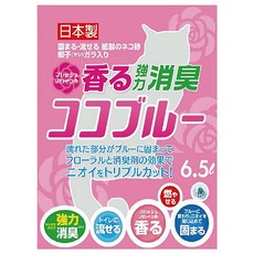 藤浦 變色環保紙砂 椰殼活性碳添加 加倍消臭, 6.5L, 1包, 花香
