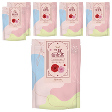 CHILL 愛吃 三紅仙女茶 無咖啡因, 10包, 3g, 6袋